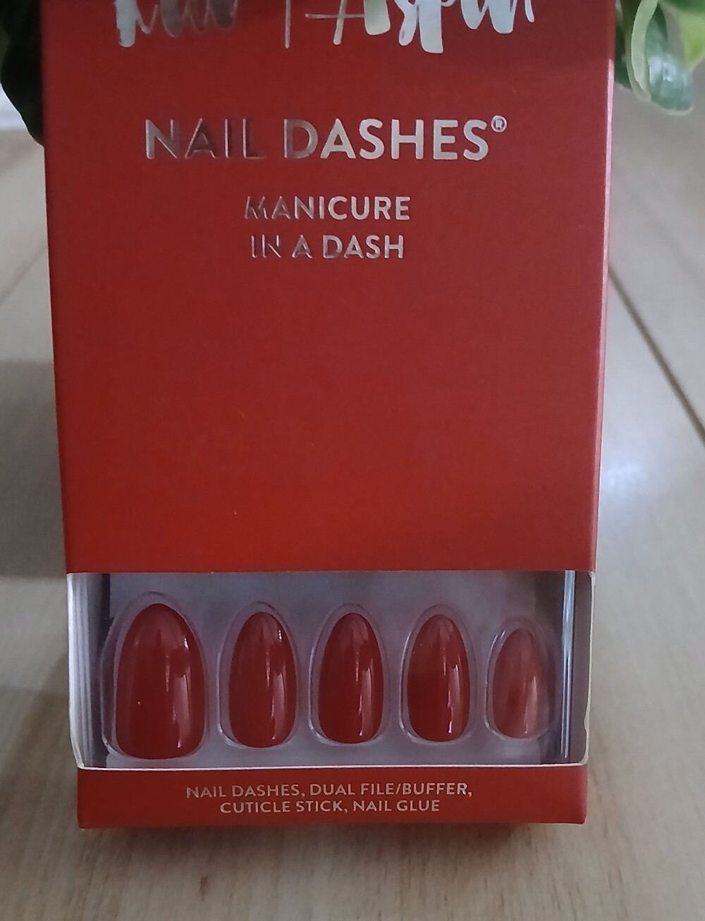 Red Aspen Press On Nails In Tulips For Tamika Color Red Almond Design